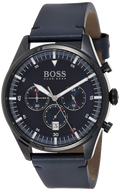 Buy Hugo Boss Pioneer Blue Dial Blue Leather Strap Watch for Men - 1513711 in Pakistan