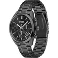 Buy Hugo Boss Mens Chronograph Quartz Stainless Steel Black Dial 44mm Watch - 1513960 in Pakistan