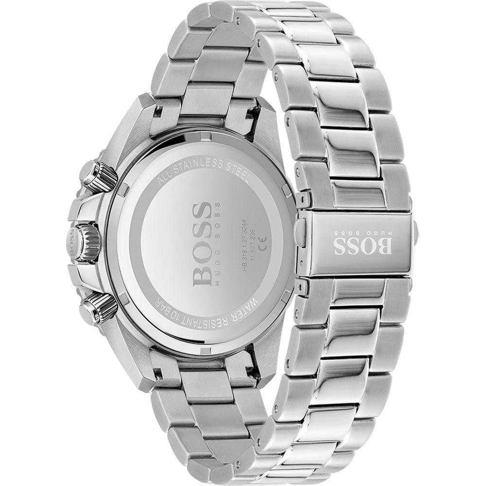 Buy Hugo Boss Mens Quartz Silver Stainless Steel Blue Dial 46mm Watch - 1513907 in Pakistan