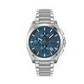 Buy Hugo Boss Mens Quartz Silver Stainless Steel Blue Dial 46mm Watch - 1513884 in Pakistan