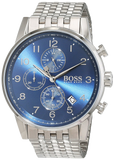Buy Hugo Boss Mens Quartz Stainless Steel Blue Dial 44mm Watch - 1513498 in Pakistan