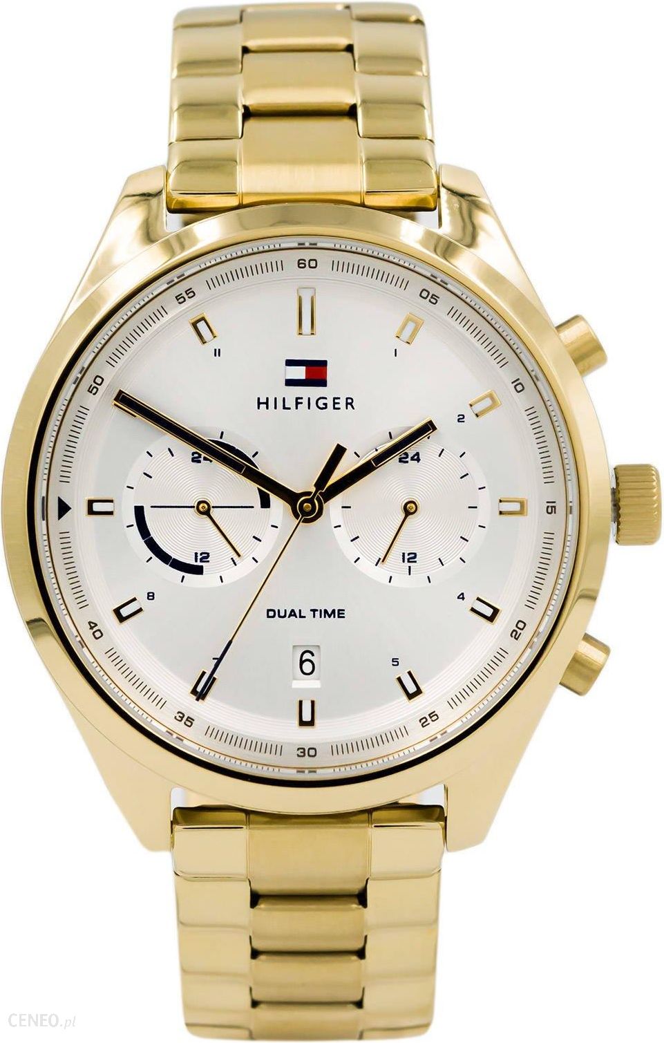 Buy Tommy Hilfiger Mens Quartz Stainless Steel Silver Dial 44mm Watch - 1791726 in Pakistan