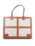 Buy Tory Burch Ella Canvas Quadrant Tote Bag For Women - Classic Cuoio in Pakistan