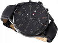 Buy Tommy Hilfiger Mens Quartz Leather Strap Black Dial 44mm Watch - 1791711 in Pakistan