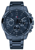 Buy Tommy Hilfiger Mens Chronograph Quartz Stainless Steel Blue Dial 46mm Watch - 1791560 in Pakistan