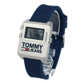 Buy Tommy Hilfiger Mens Digital Silicone Strap Silver Dial 32mm Watch - 1791673 in Pakistan