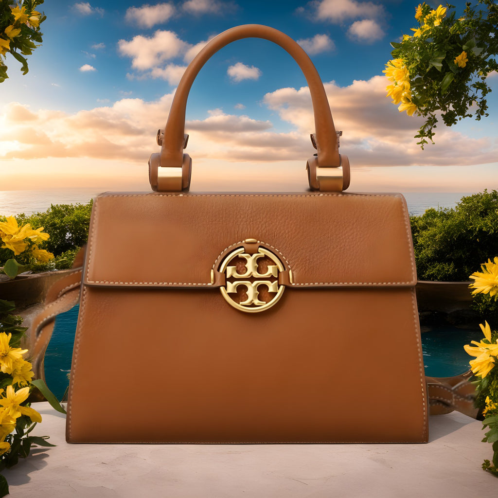 Tory Burch, Bags, Tory Burch Miller Braided Strap Bucket Bag In Leccio