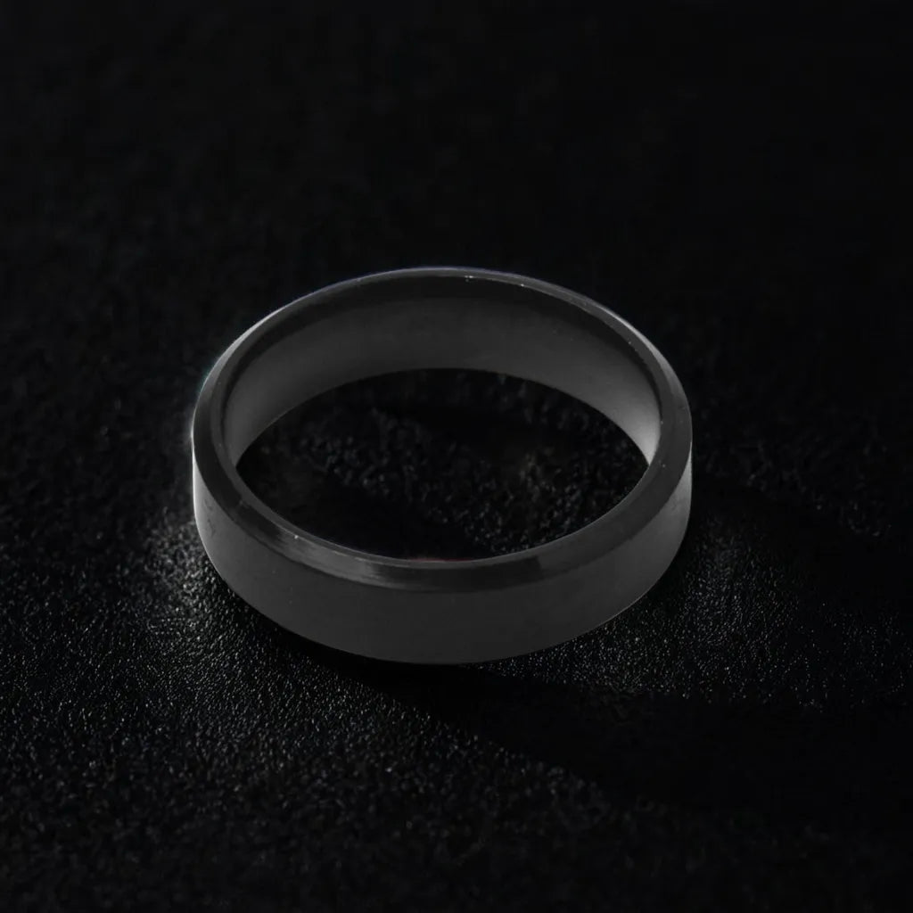 Buy Matte Stroked Black Ring in Pakistan