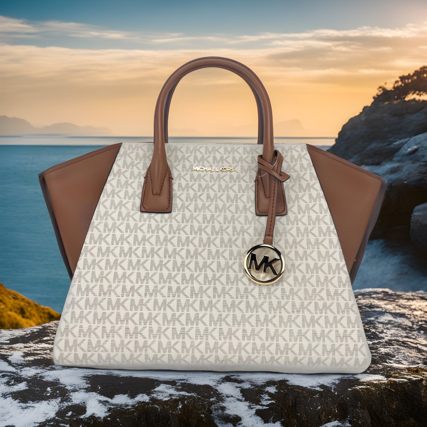 Buy Michael Kors Tote Bag with Branding | Black Color Women | AJIO LUXE