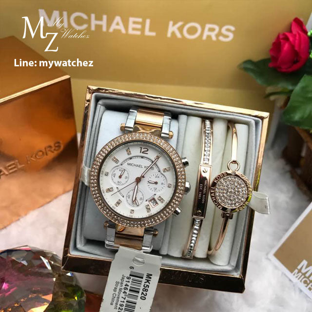 Buy Michael Kors Womens Quartz Stainless Steel White Dial Watch - Mk5820 in Pakistan