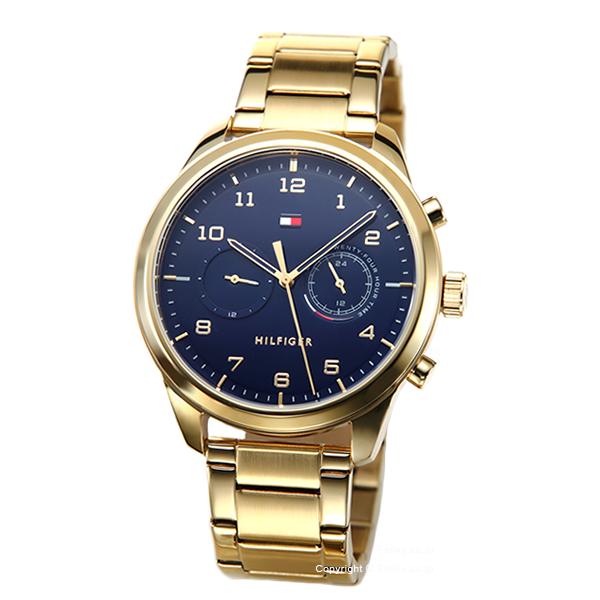 Buy Tommy Hilfiger Mens Quartz Stainless Steel Blue Dial 44mm Watch - 1791783 in Pakistan