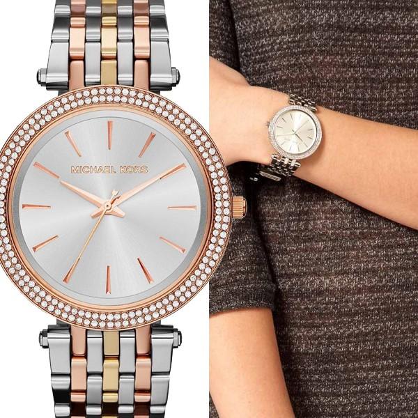 Buy Michael Kors Womens Quartz Stainless Steel Silver Dial 39mm Watch - Mk3203 in Pakistan