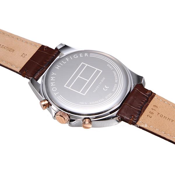 Buy Tommy Hilfiger Mens Quartz Leather Strap Silver Dial 44mm Watch - 1710450 in Pakistan