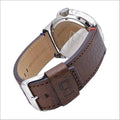 Buy Tommy Hilfiger Mens Quartz Brown Leather Strap Blue Dial 44mm Watch - 1791593 in Pakistan