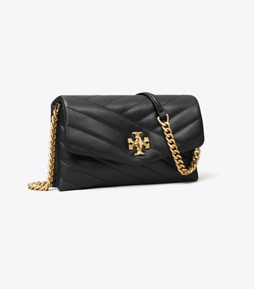 Buy Tory Burch Kira Chevron Chain Wallet Shoulder Bag For Women - Black in Pakistan