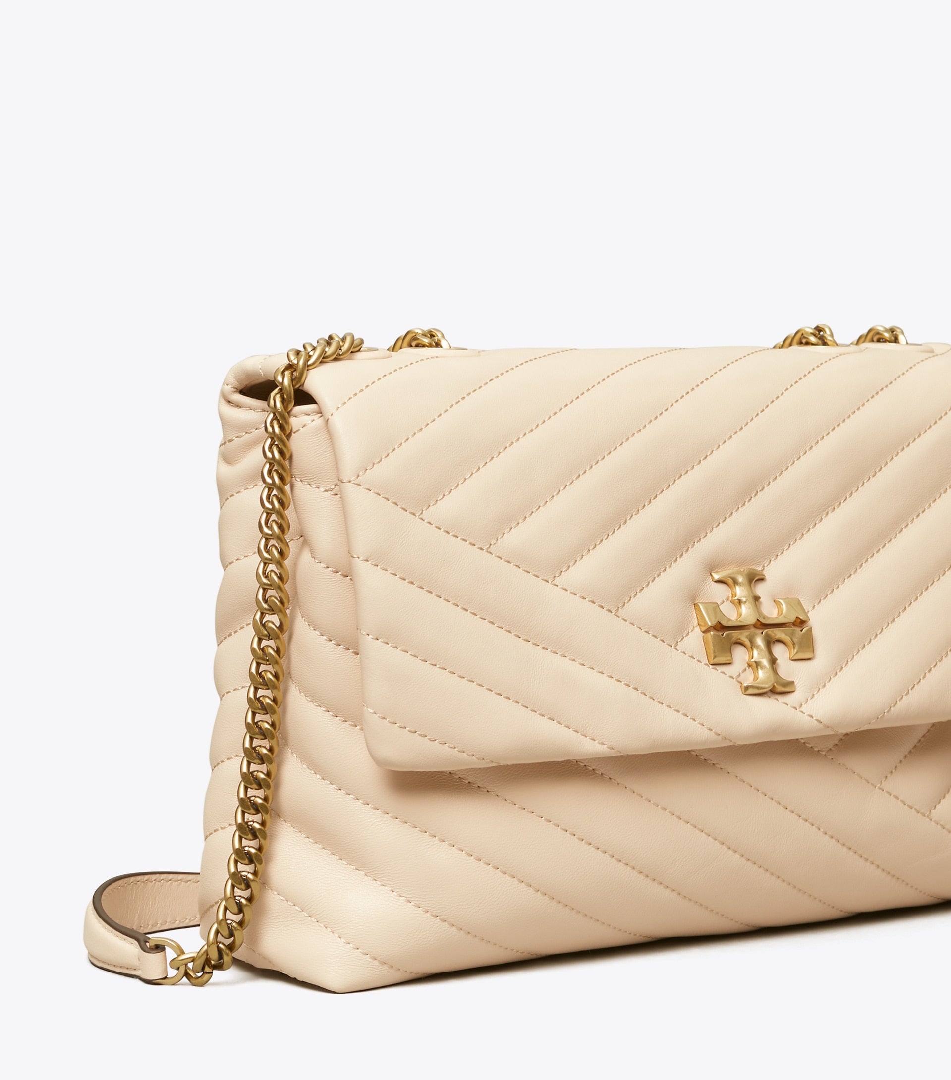 Buy Tory Burch Kira Chevron Small Convertible Shoulder Bag For Women - New Cream in Pakistan