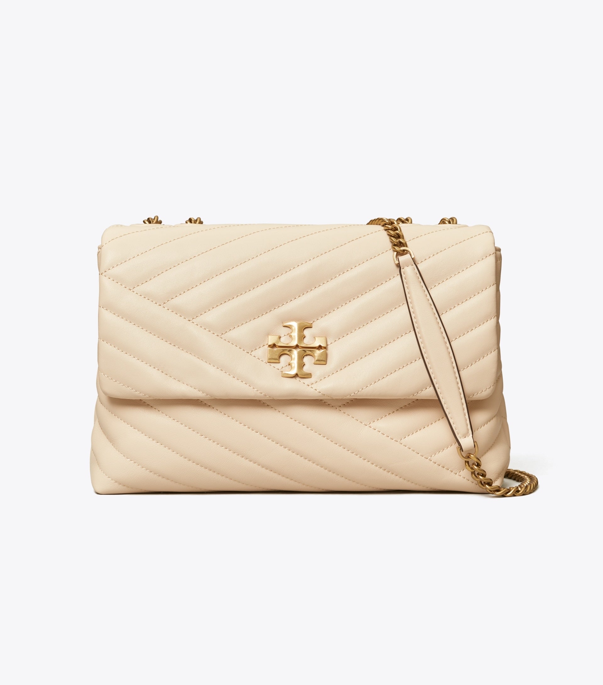 Buy Tory Burch Kira Chevron Small Convertible Shoulder Bag For Women - New Cream in Pakistan