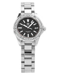 Buy Tag Heuer Aquaracer Black Dial with Diamonds Silver Steel Strap Watch for for Women - WAY131P.BA0748 in Pakistan