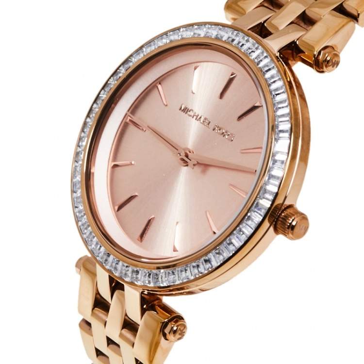 Buy Michael Kors Womens Quartz Stainless Steel Rose Gold Dial 33mm Watch - Mk3366 in Pakistan