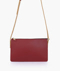 Buy Maroon and coffee flat purse in Pakistan