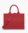 Buy Maroon box tote bag in Pakistan