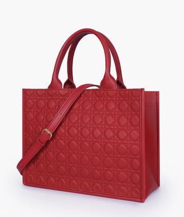 Buy Maroon box tote bag in Pakistan