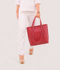 Buy Maroon double-handle tote bag in Pakistan