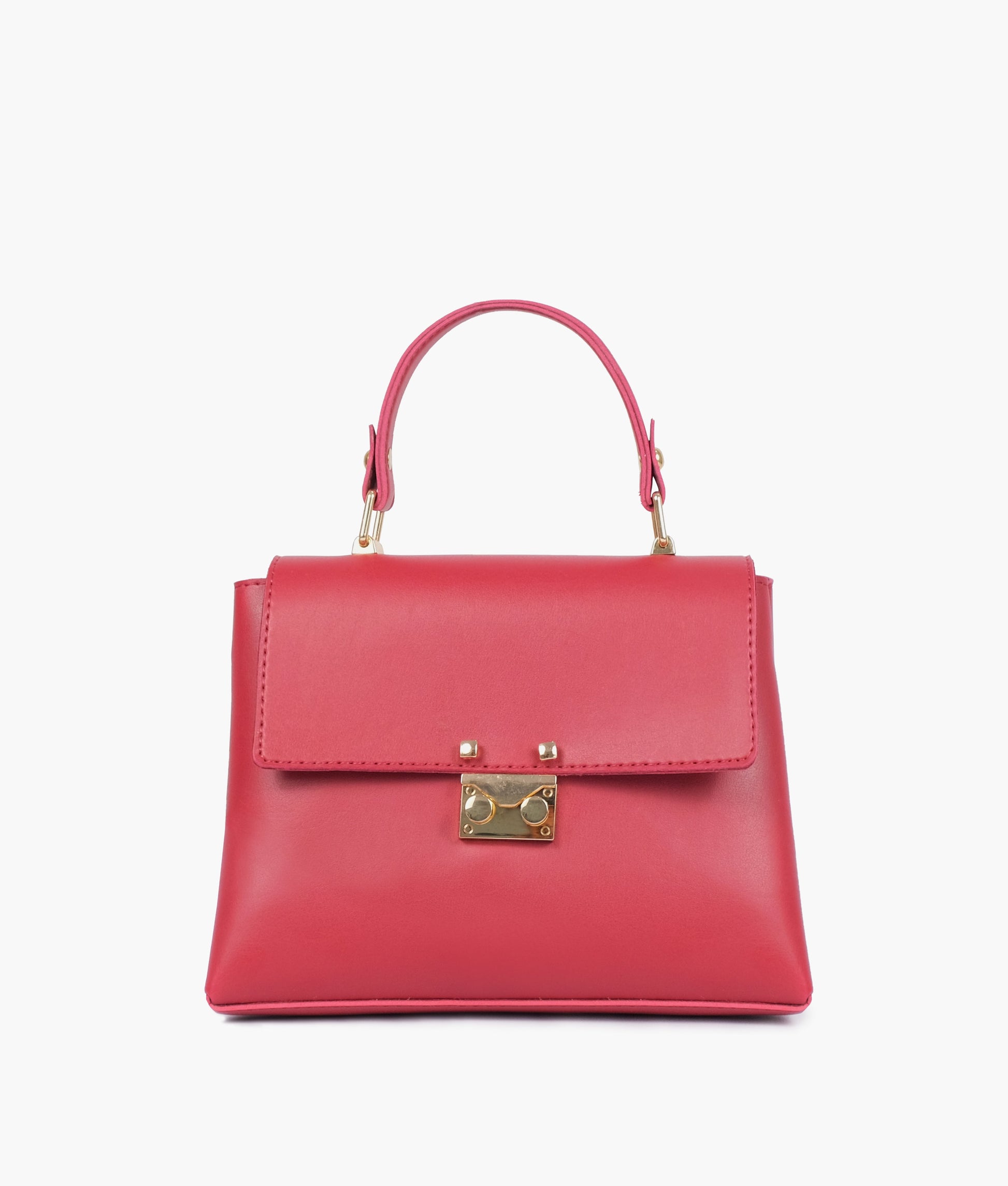 Buy Maroon mini top-handle bag in Pakistan