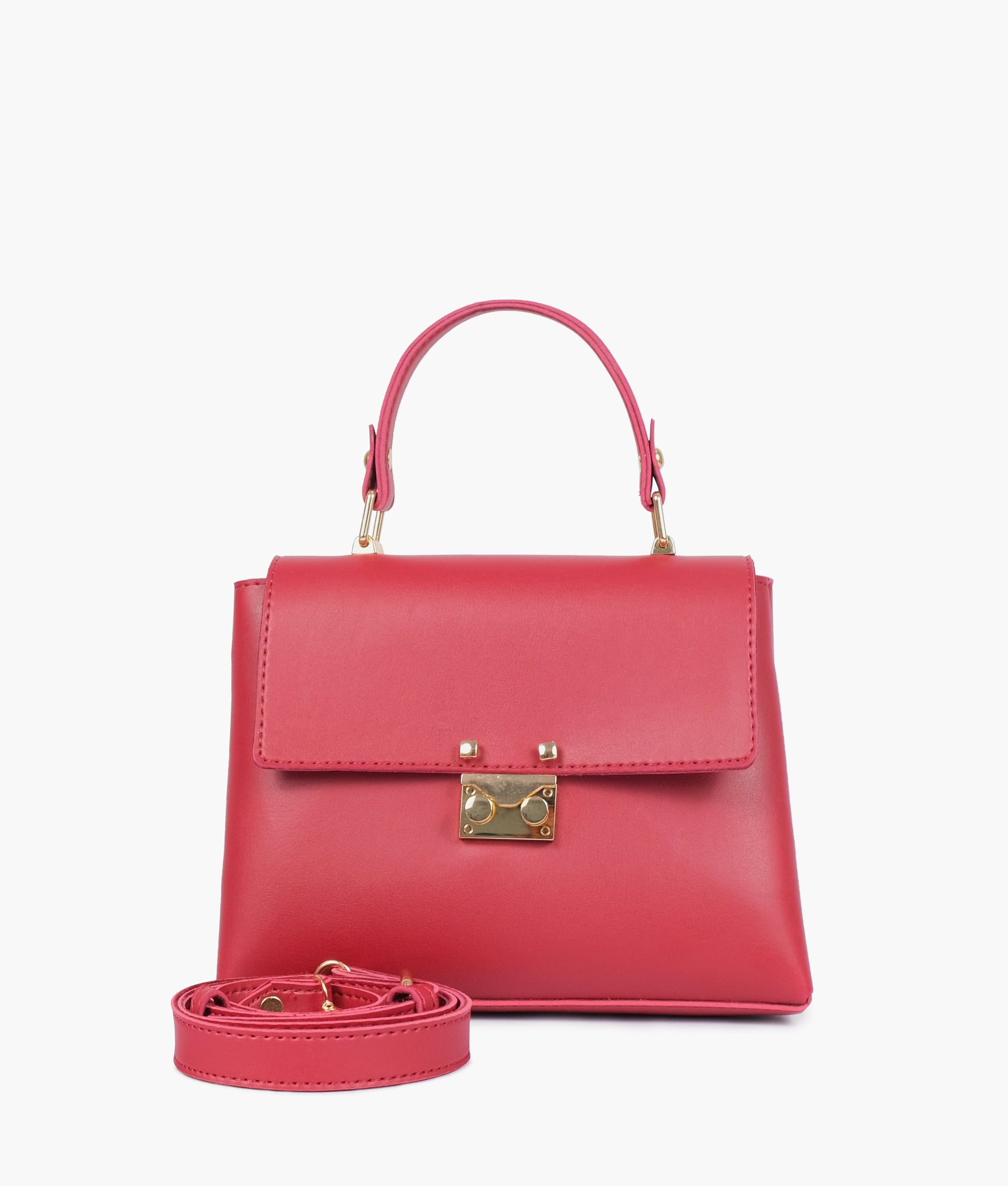 Buy Maroon mini top-handle bag in Pakistan