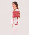 Buy Maroon mini top-handle bag in Pakistan