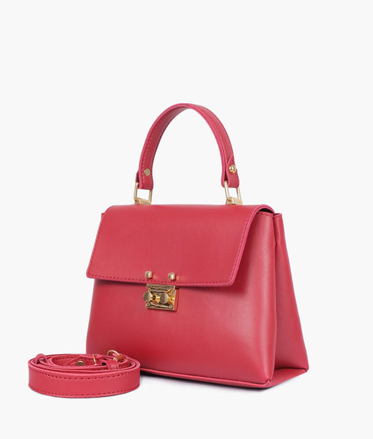 Buy Maroon mini top-handle bag in Pakistan