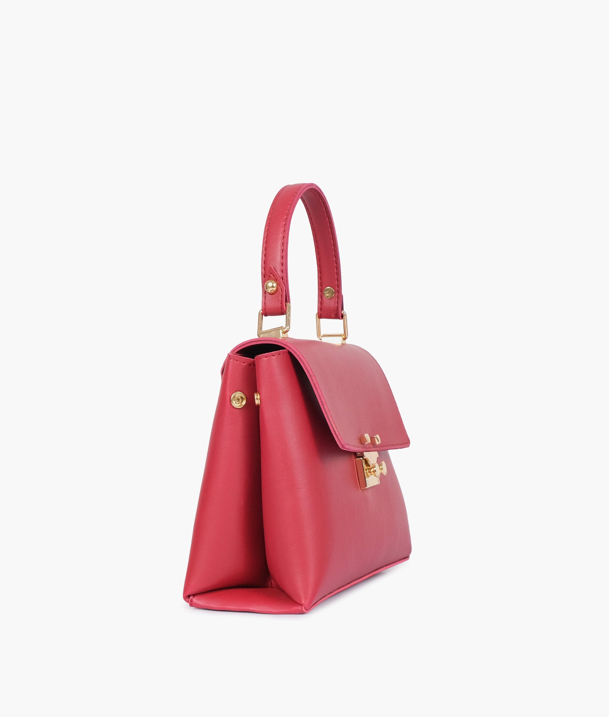 Buy Maroon mini top-handle bag in Pakistan