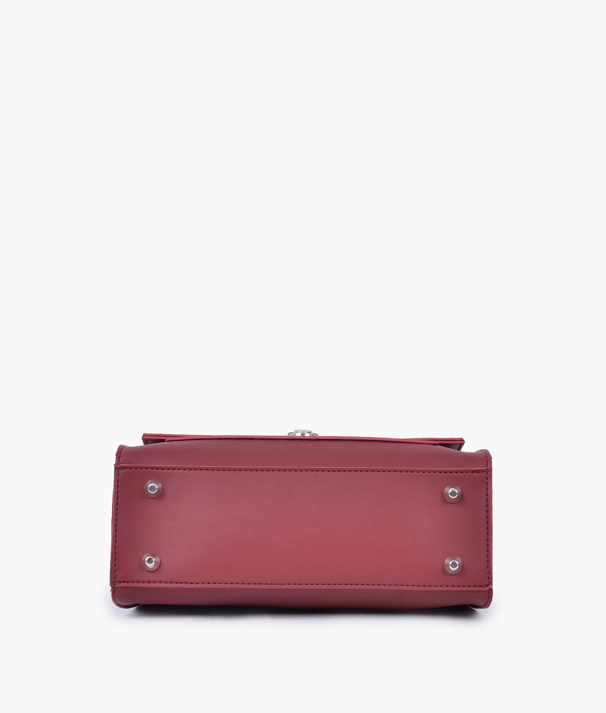 Buy Maroon push-lock messenger bag in Pakistan