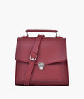 Buy Maroon push-lock messenger bag in Pakistan