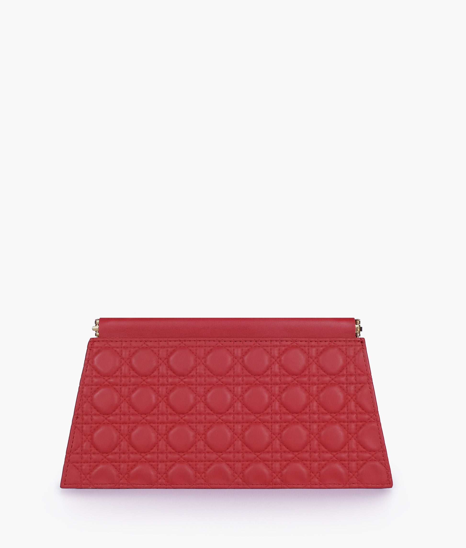 Buy Maroon quilted evening clutch with snap closure in Pakistan