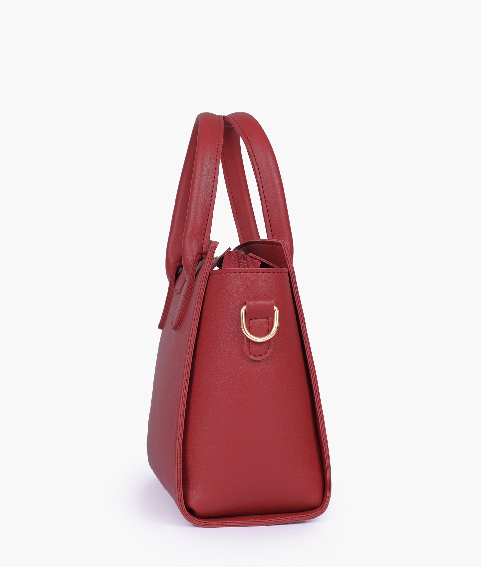 Buy Maroon top-handle mini handbag in Pakistan