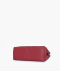 Buy Maroon flap quilted bag with top handle in Pakistan