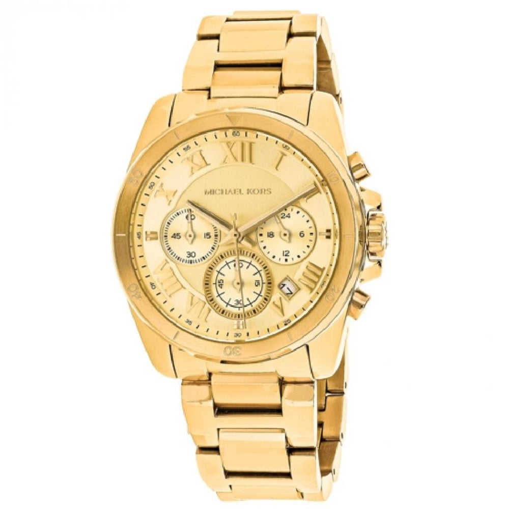 Buy Michael Kors Womens Quartz Chronograph Stainless Steel Gold Dial 40mm Watch - Mk6366 in Pakistan