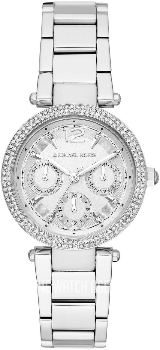 Buy Michael Kors Parker Silver Dial Silver Stainless Steel Strap Ladies Watch - Mk6350 in Pakistan