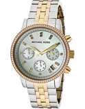 Buy Michael Kors White Dial Two Tone Stainless Steel Strap Watch For Women Mk5650 in Pakistan