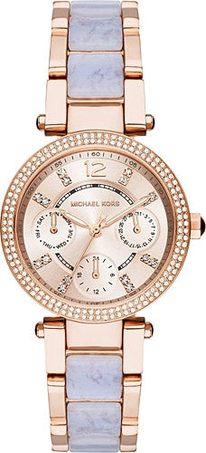 Buy Michael Kors Mini Parker Multi-function Gold Dial Ladies Watch - Mk6327 in Pakistan