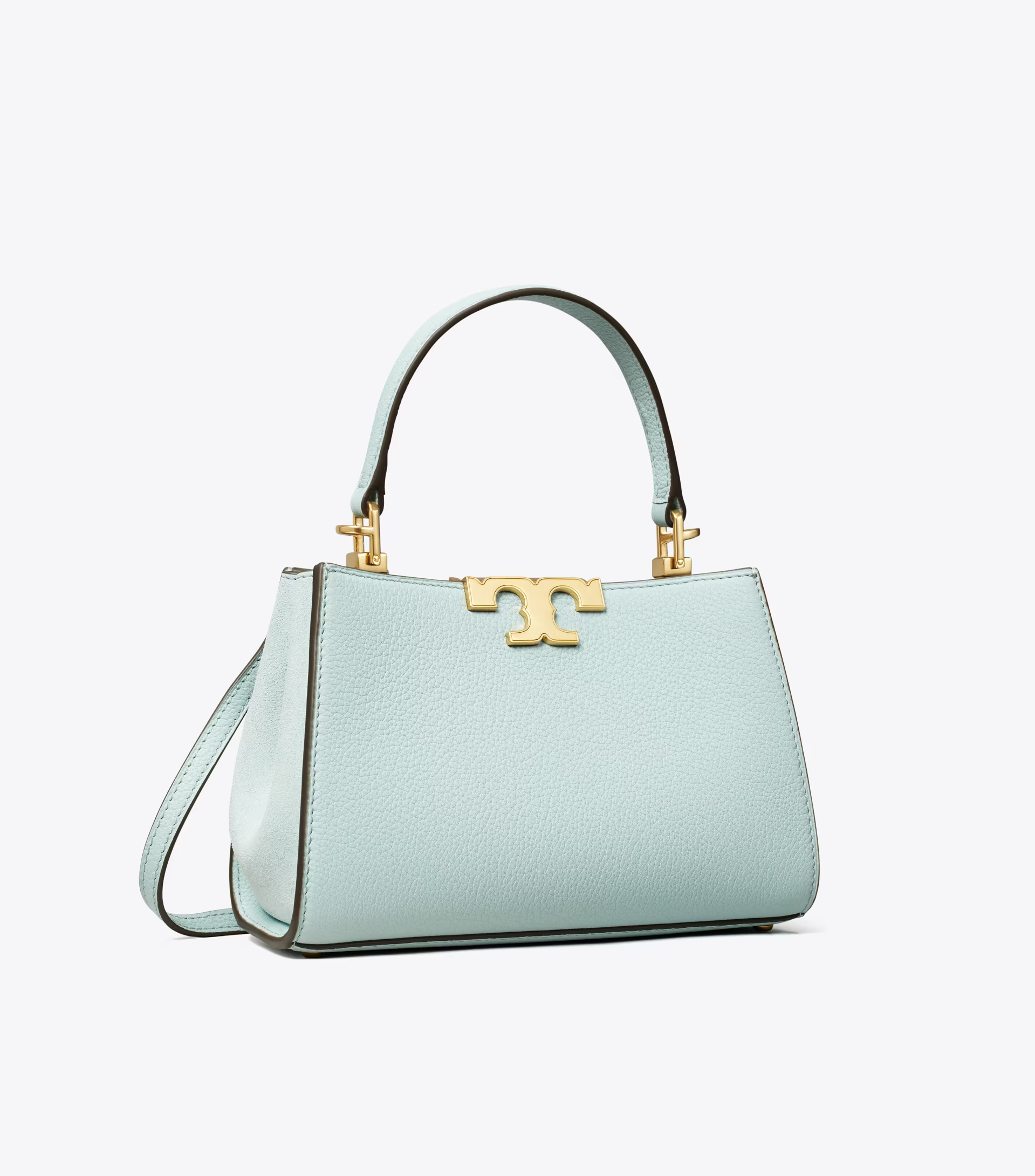 Buy Tory Burch Mini Eleanor Pebbled Satchel - Sky in Pakistan