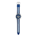 Buy Michael Kors Brecken Chronograph Blue And White PVC Strap Blue Dial Watch for Men - Mk8950 in Pakistan