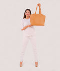 Buy Mustard classic tote bag in Pakistan