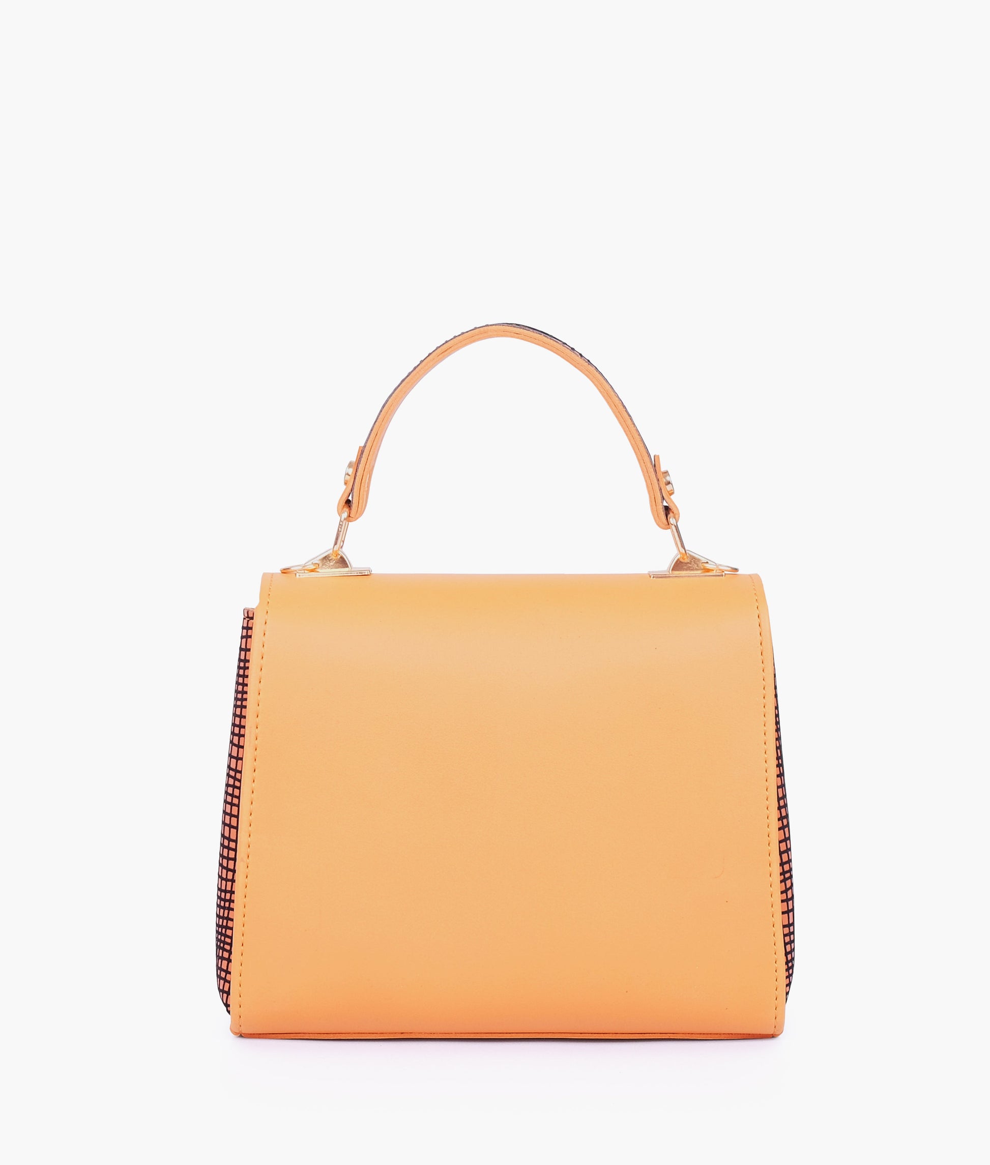 Buy Mustard criss-cross top-handle bag in Pakistan