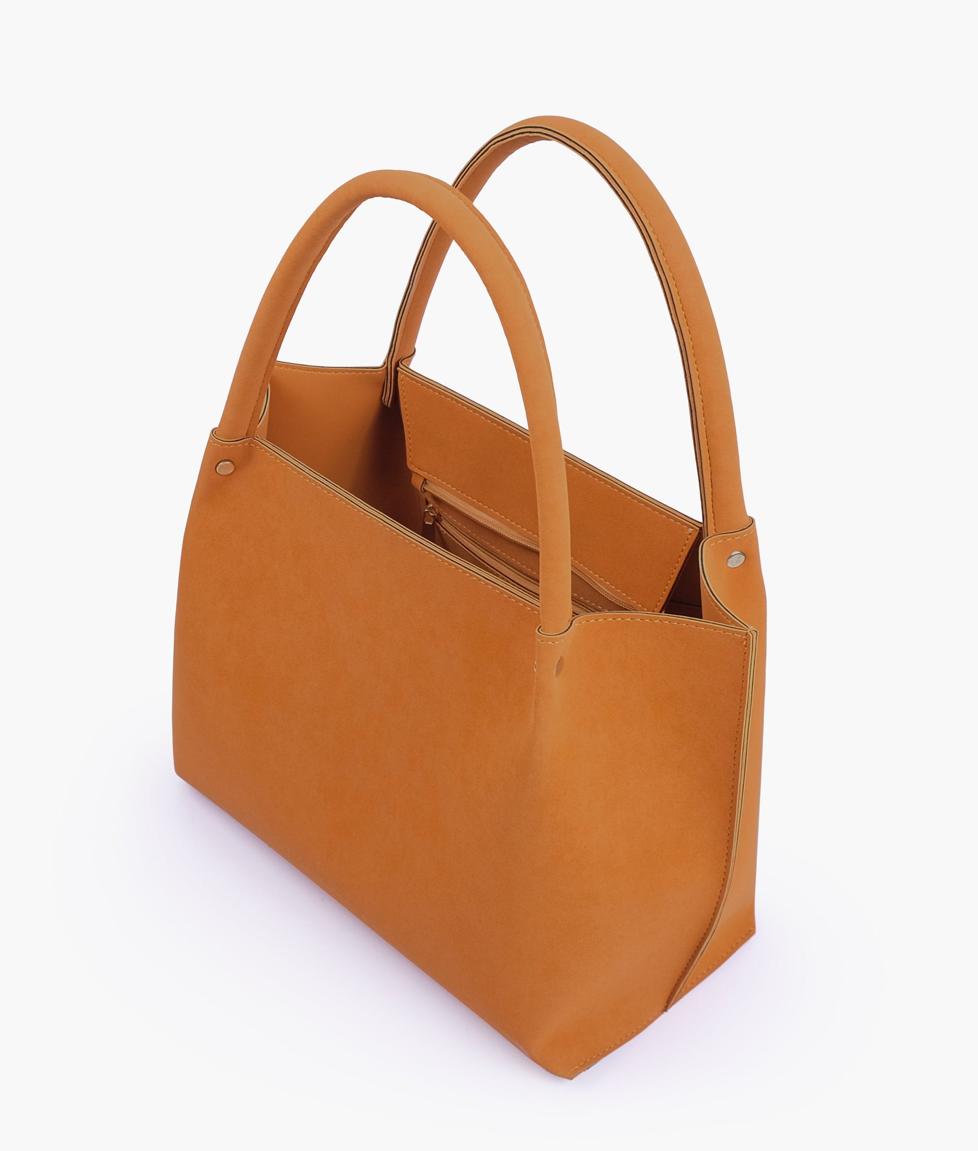 Buy Mustard mocha suede tote bag in Pakistan