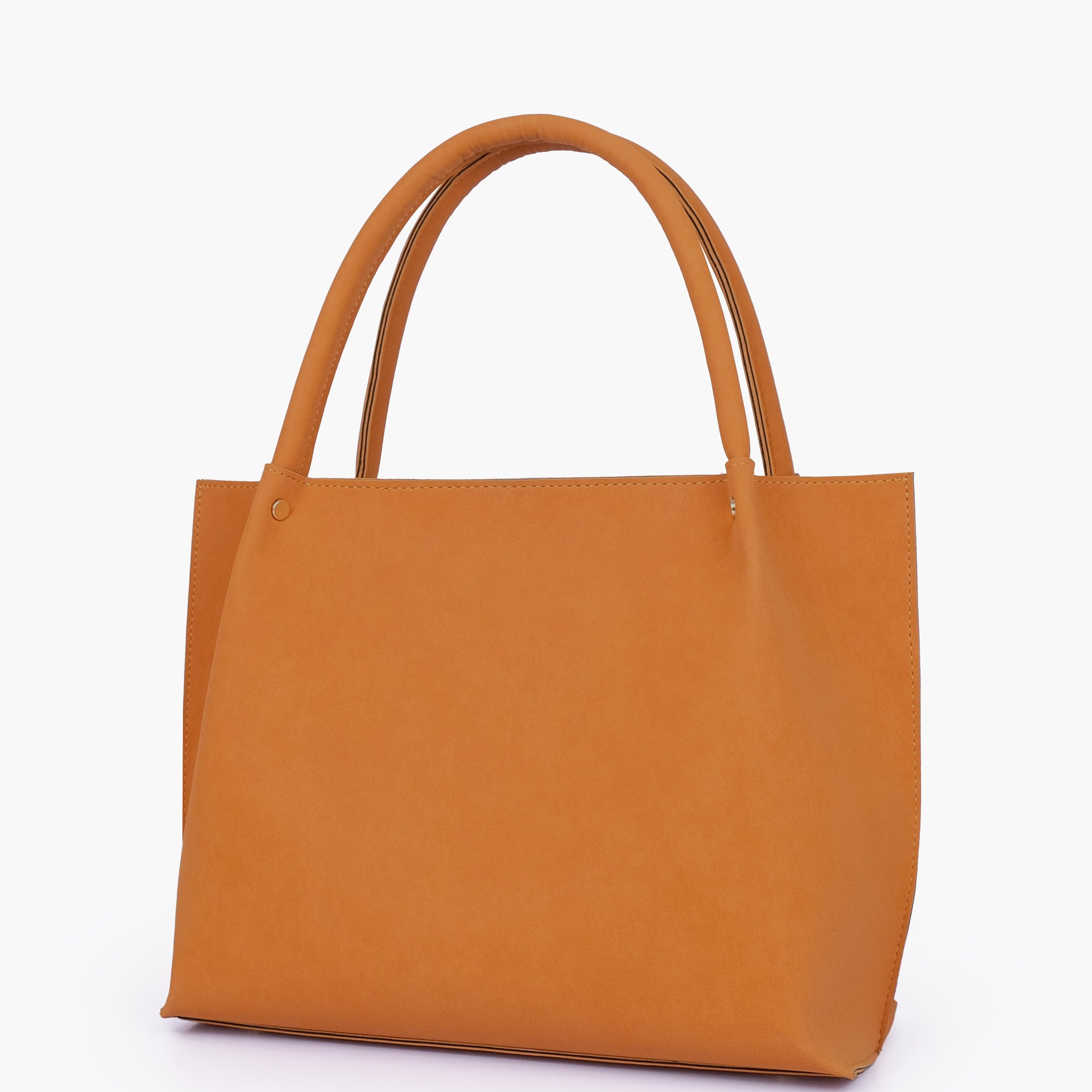 Buy Mustard mocha suede tote bag in Pakistan