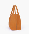 Buy Mustard mocha suede tote bag in Pakistan