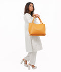 Buy Mustard tote bag in Pakistan