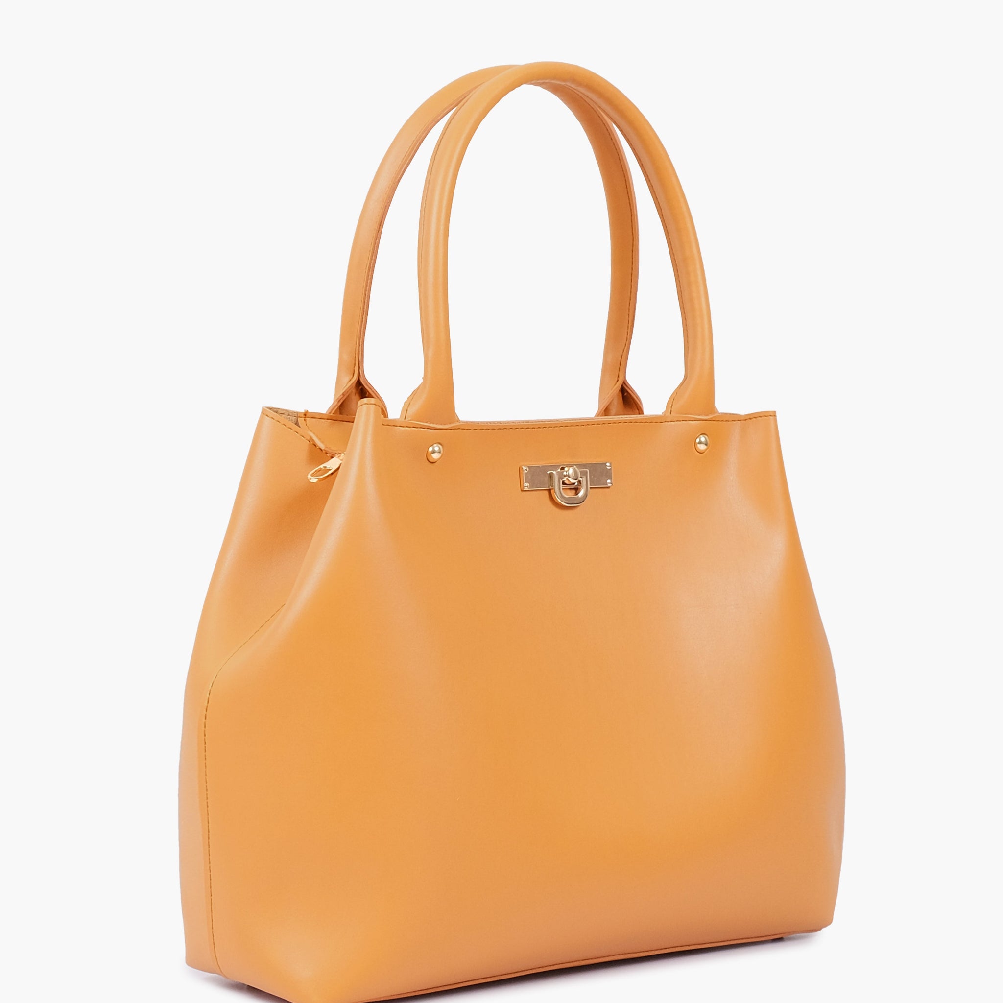 Buy Mustard zipper tote bag in Pakistan